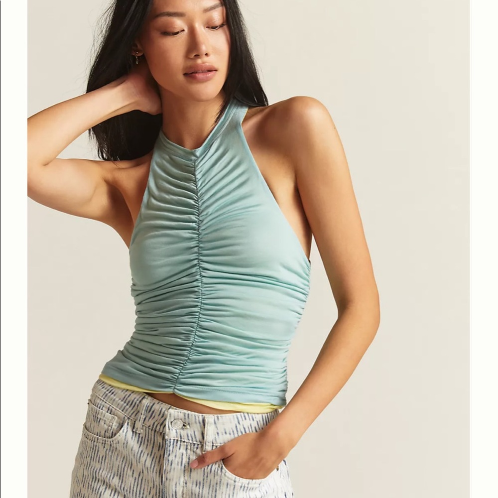 HP💜Anthropologie Pilcro Ruched Reversible Tank